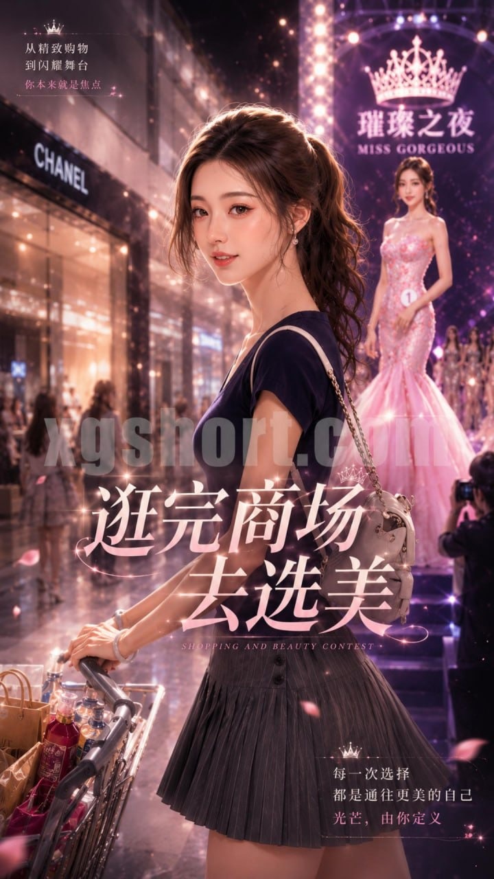 逛完商场去选美